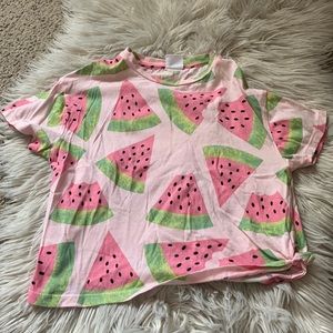 Zara kids girls watermelon tee